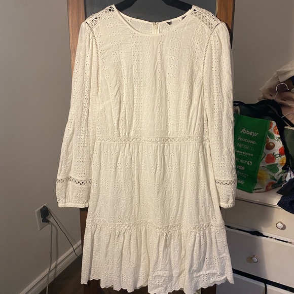 J. Crew white eyelet dress size 8 - Picture 2 of 11